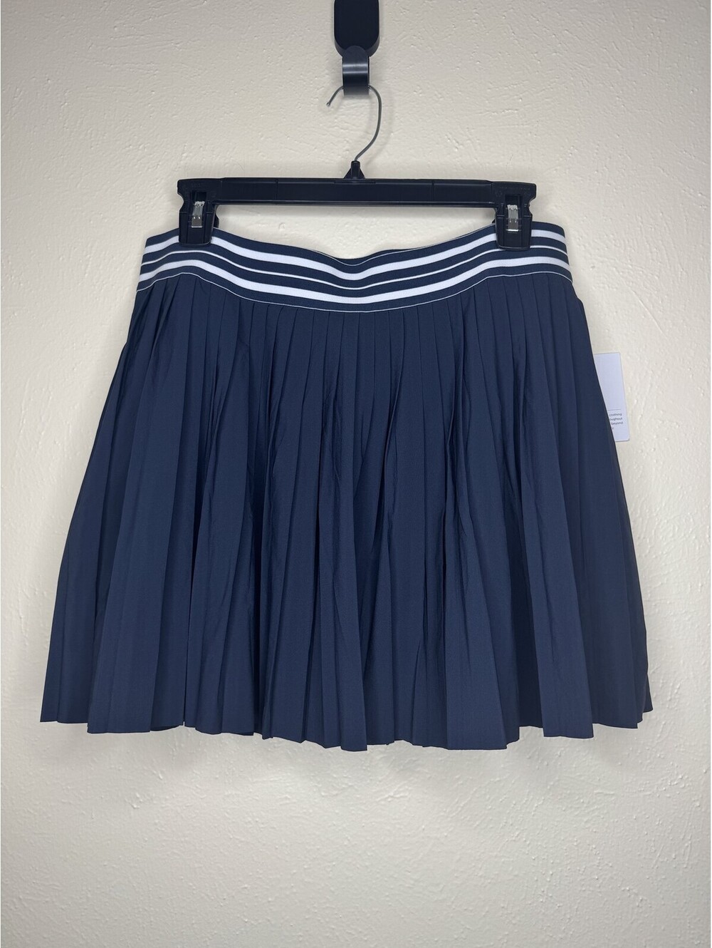 Beyond Yoga Blue White Striped Tennis Skort Women's Size XL NWT